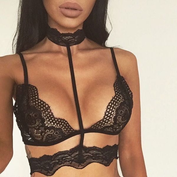 Fashion Black Underwear For Women With Lace