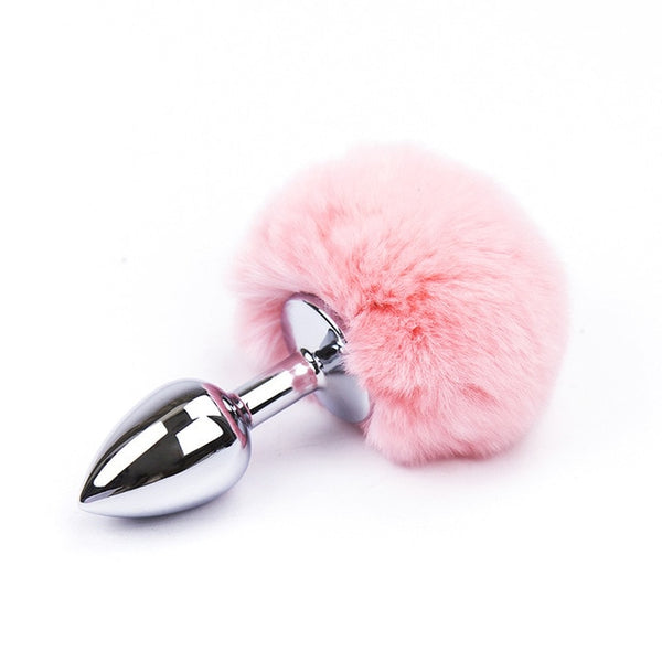Silicone Butt Plug with Crystal Jewelry