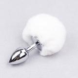 Silicone Butt Plug with Crystal Jewelry