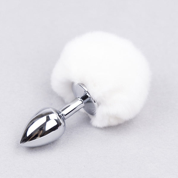 Silicone Butt Plug with Crystal Jewelry
