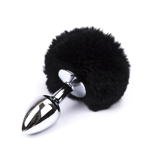 Silicone Butt Plug with Crystal Jewelry