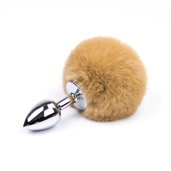 Silicone Butt Plug with Crystal Jewelry