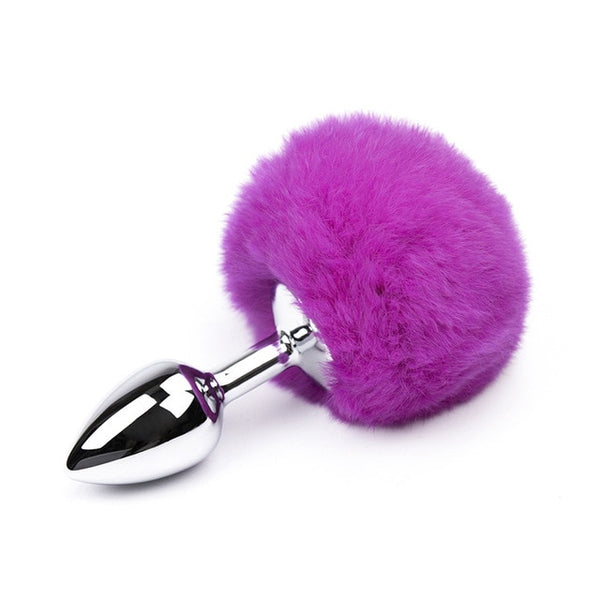 Silicone Butt Plug with Crystal Jewelry