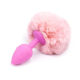 Silicone Butt Plug with Crystal Jewelry