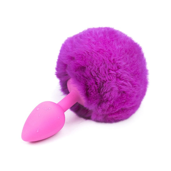 Silicone Butt Plug with Crystal Jewelry