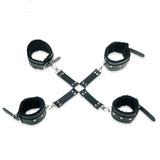 PU Leather Plush Erotic Toys For Adults Bdsm