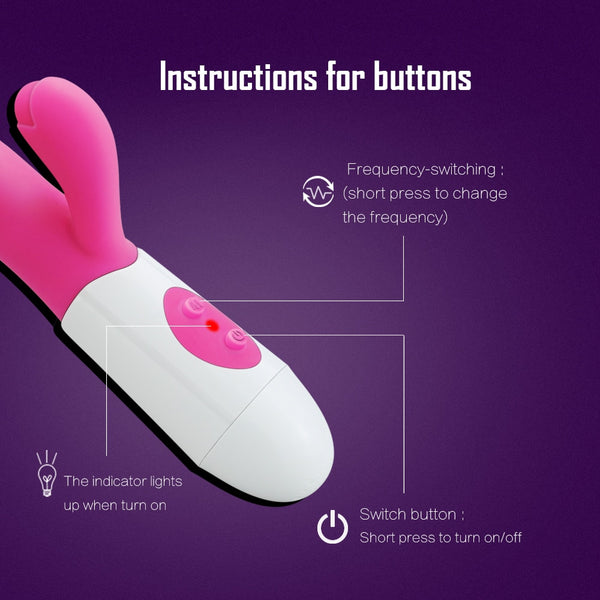 Dildo Rabbit Vibrator for Women