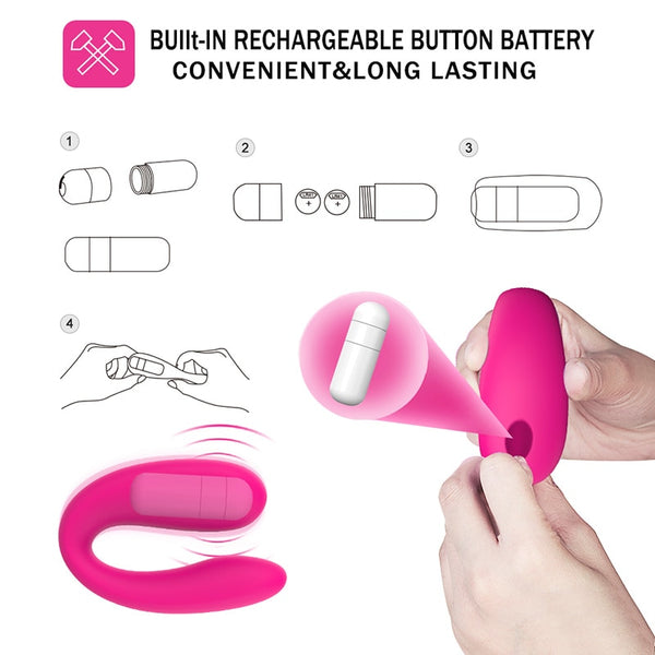 U Shape Strong Dildo Vibrating