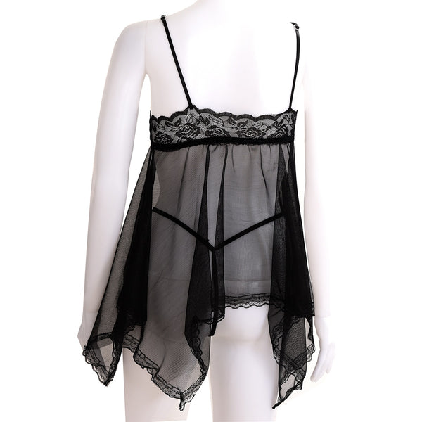 Sexy Lingerie Lace Transparent Babydoll